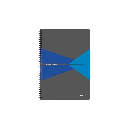 LEITZ® Office Collegeblock 464700 DIN A4, laminierter Einband, kariert, blau