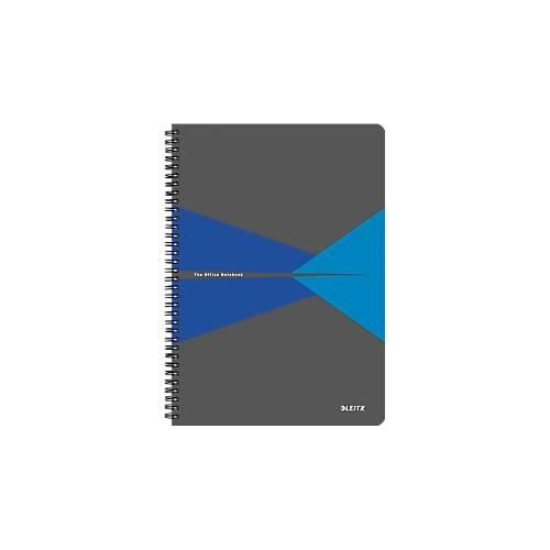 LEITZ® Office Collegeblock 449500 DIN A4, PP, kariert, blau