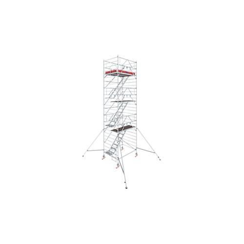 Alu-Fahrgerüst Krause Serie 5500, 200 kg/m², TÜV-geprüft, gebremste Rollen, B 1500 x T 2000 x H 8300 mm