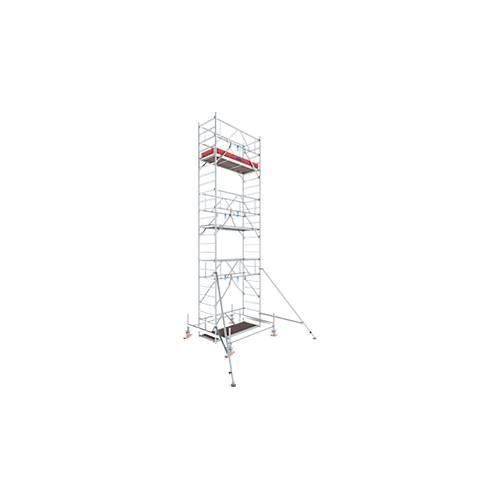 Alu-Fahrgerüst Stabilo Serie 100, 200 kg/m², TÜV-geprüft, gebremste Rollen, B 750 x T 2000 x H 7500 mm