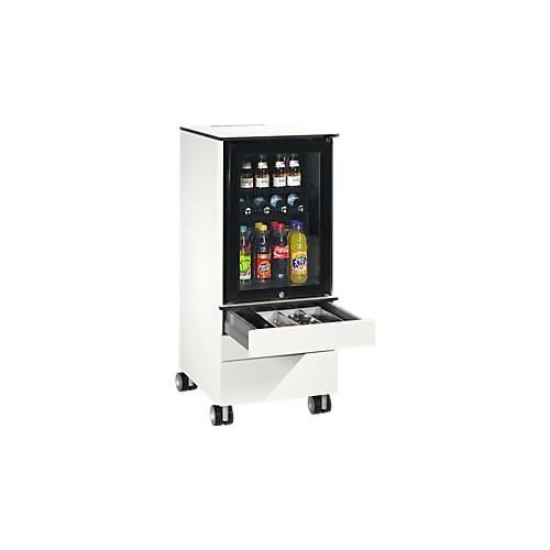 Caddy ASISTO C 3000, mit Kühlschrank, 3 Schubladen, inkl. Schubladeninneneinrichtung, weiß