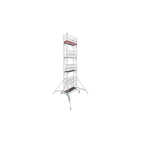 Alu-Fahrgerüst Krause ProTec, 200 kg/m², TÜV-geprüft, gebremste Rollen, L 2000 x B 700 x H 9300 mm