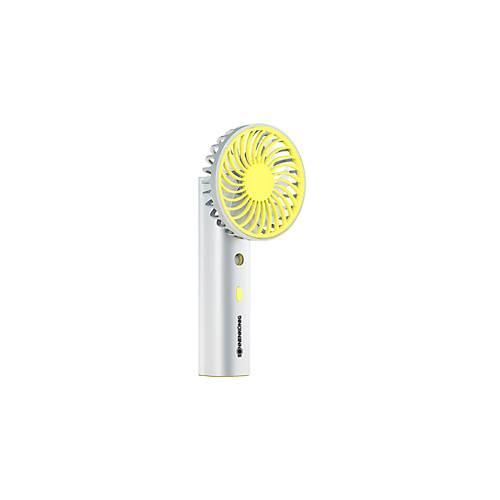 Mini Ventilator mit Luftbefeuchtung Air Fresh Mini, 3 Geschwindigkeiten, 15 ml/h, 3,5 W, USB, B 76 x T 55 x H 166 mm, gr.-gelb