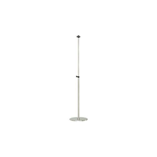 Standfuß, für Carbon-Heizstrahler, silber, höhenverstellbar, Ø 450 x H 2050 mm