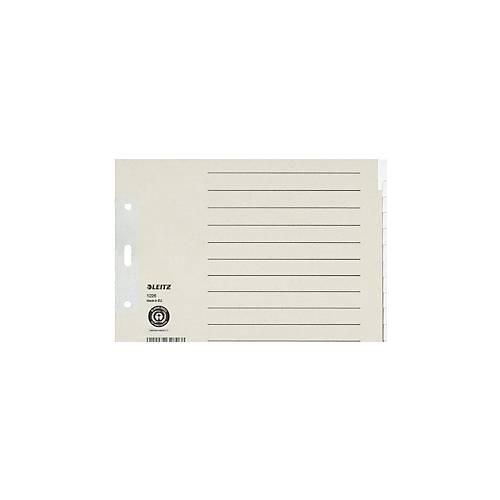 LEITZ® Papier-Register, DIN A5 quer, blanko (12 Blätter), Nr. 1226