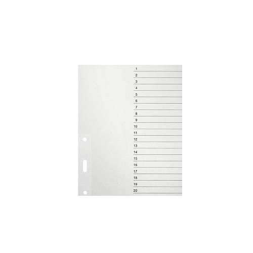 LEITZ® Papier-Register, DIN A4, Nr. 1231, 1-31 (31 Blätter)
