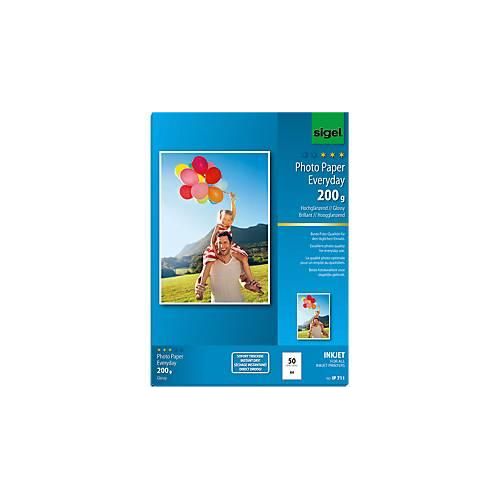 Inkjet-Fotopapier Everyday, A4, 200g/qm, 50 Blatt