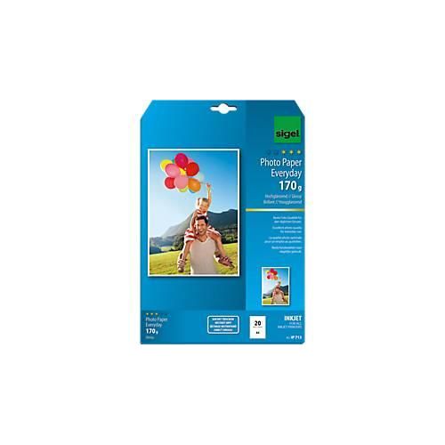 Inkjet-Fotopapier Everyday, A4, 170g/qm, 20 Blatt