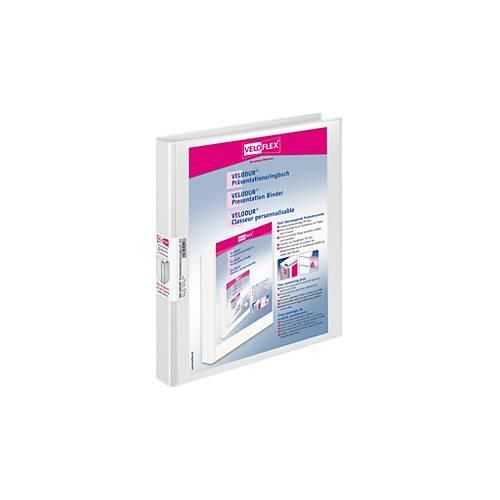 VELOFLEX Präsentationsringbuch VELODUR, DIN A4, 4-Ring-Mechanik, Rückenbreite 20 mm