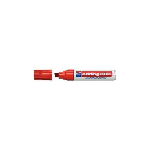 edding 800, m. Keilspitze, 4-12 mm, rot, 5 Stück