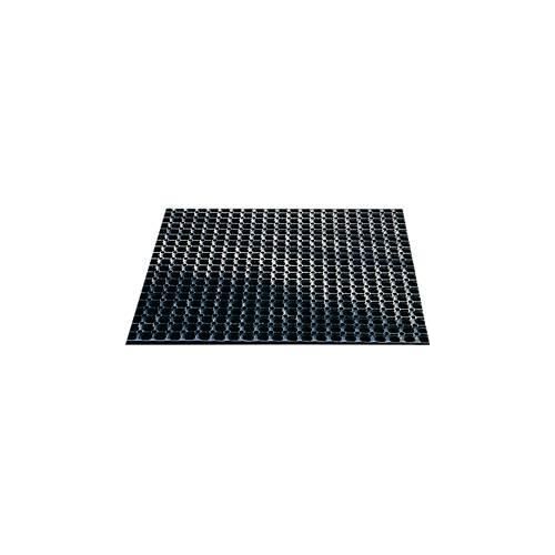 Gummi-Ringmatte, 600 x 400 mm, schwarz