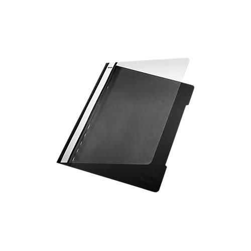 LEITZ® Schnellhefter 4191, DIN A4, PVC, 25 Stück, schwarz