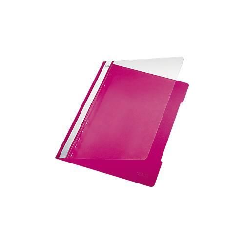 LEITZ® Schnellhefter 4191, DIN A4, PVC, 25 Stück, fuchsia