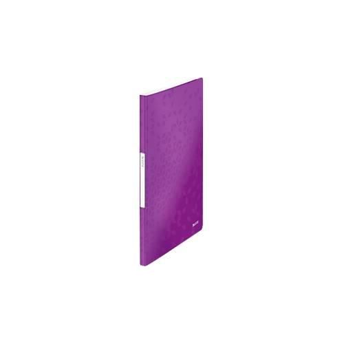 LEITZ Sichtbuch Active Wow, für DIN A4, 20 Hüllen, violett