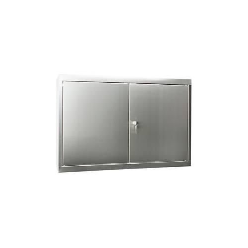 Hängeschrank, Edelstahl, 600 x 900 x 320 mm