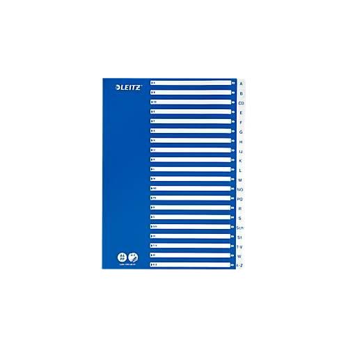 LEITZ® PP-Register mit blauem Deckblatt, Buchstaben A-Z