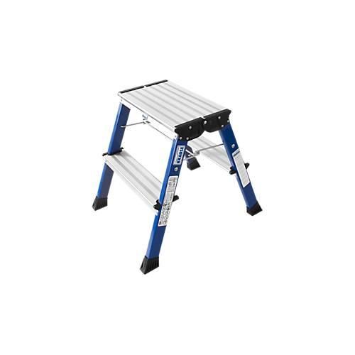 Rolly Doppel-Klapptritt, 2 x 2 Stufen, blau