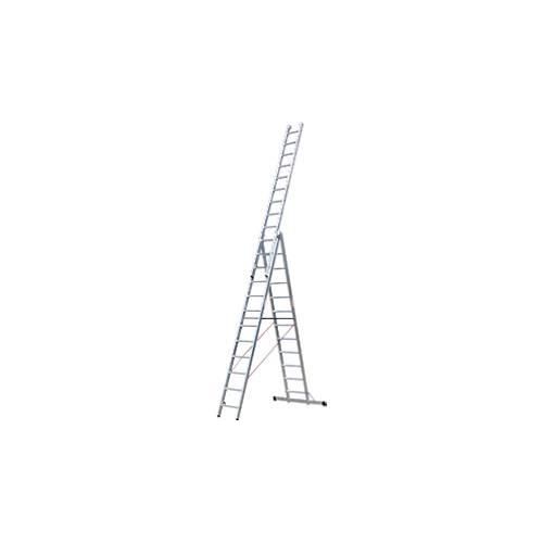 Mehrzweckleiter 3-teilig, 3x6 Sprossen