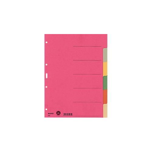 LEITZ® Register Blanko, 6 Taben, zur freien Verwendung, einzeln