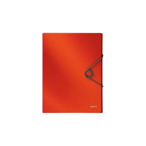 Leitz Dokumentenmappe Solid, DIN A4, aus PP, hellrot