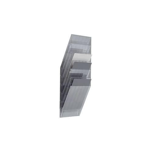 Durable Prospektspender Flexiboxx 6, 6 Spender, A4, hoch, transparent