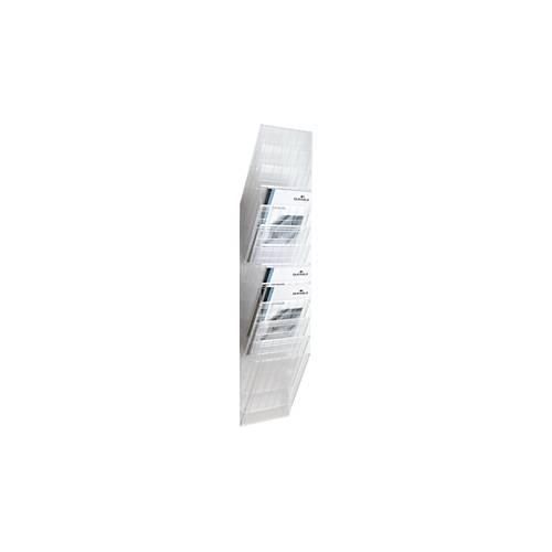 Durable Prospektspender Flexiboxx 12, 12 Spender, A4, hoch, transparent