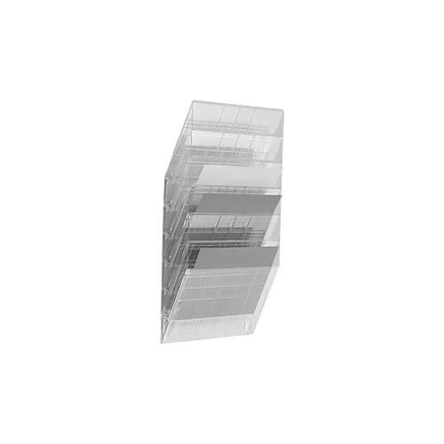 Durable Prospektspender Flexiboxx 6, 6 Spender, A4, quer, transparent