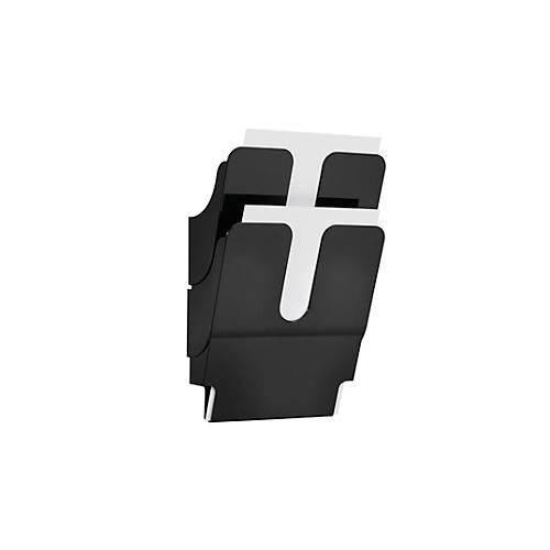 Durable Prospektspender Flexiplus 2, 2 Spender, A4, hoch, schwarz