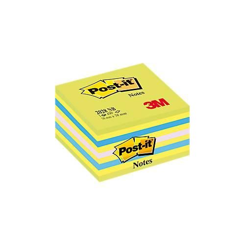 POST-IT Haftnotiz Würfel, 76 mm x 76 mm, neongrün