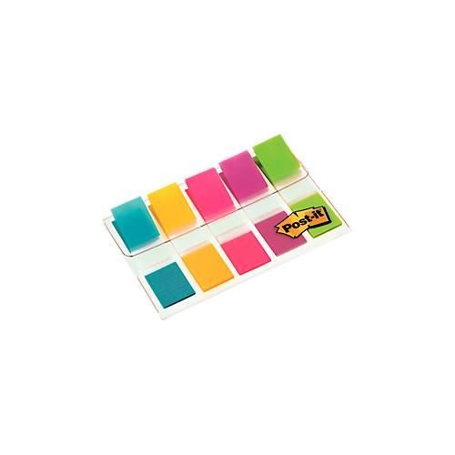 Post-it Index Streifen Mini 683-5, türkis, gelb, pink, lila, lemon