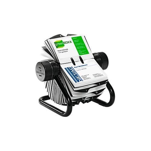 Durable Rollkartei Visifix, für 400 Karten, schwarz