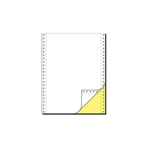 Schäfer Shop Select Computer Endlospapier, LP, SD, gelbe Kopie, 2-fach blanko, 1000 Stück