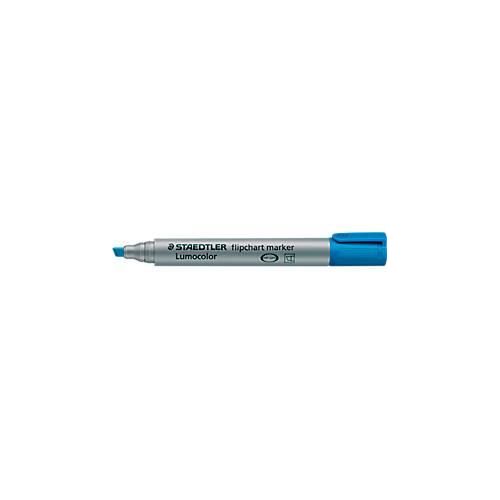 STAEDTLER Flipchartmarker Lumocolor blau, 2-5 mm, Keilspitze