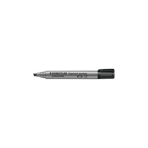 STAEDTLER Flipchartmarker Lumocolor schwarz, 2-5 mm, Keilspitze