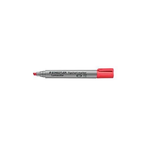 STAEDTLER Flipchartmarker Lumocolor rot, 2-5 mm, Keilspitze
