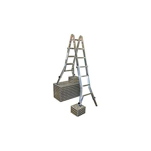 Gelenk-Teleskopleiter, mit 4 x 4 Sprossen
