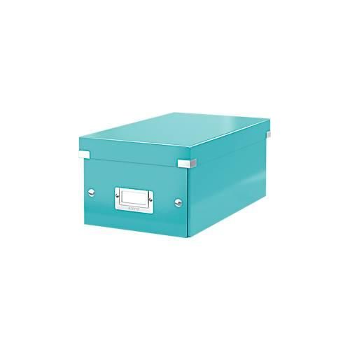 LEITZ® DVD Ablagebox Click + Store, eisblau