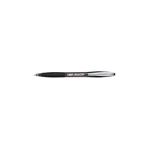 BIC® Atlantis® Druckkugelschreiber Soft, schwarz, 12 Stück