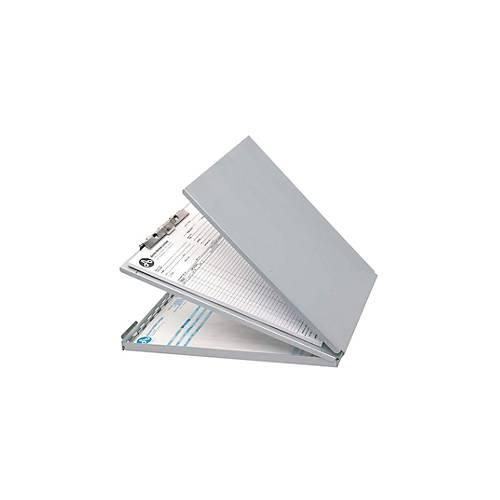Klemmbrett, DIN A4, Aluminium, mit Formularhalterbox