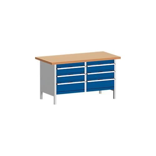 Kastenwerkbank KW-1578-2.5, enzianblau