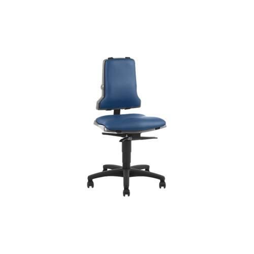 Arbeitsstuhl bimos SINTEC 2, Permanentkontakt mit Sitzneigungs/tiefenverstellung, Orthositz, ohne Armlehnen, mit Rollen