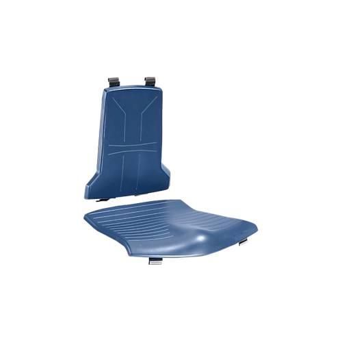 Sitzpolster für Arbeitsstuhl bimos SINTEC/SINTEC 2, auswechselbar, Integralschaum, öl- & fettbeständig, blau