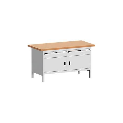 Kastenwerkbank KW-1578-2.4, lichtgrau