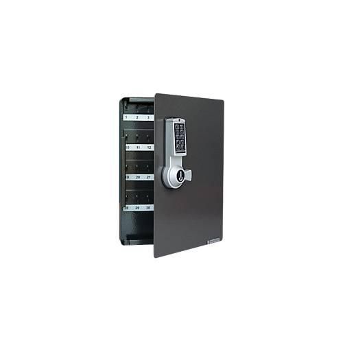 Schlüsselschrank, Elektronikschloss, 46 Haken, anthrazit