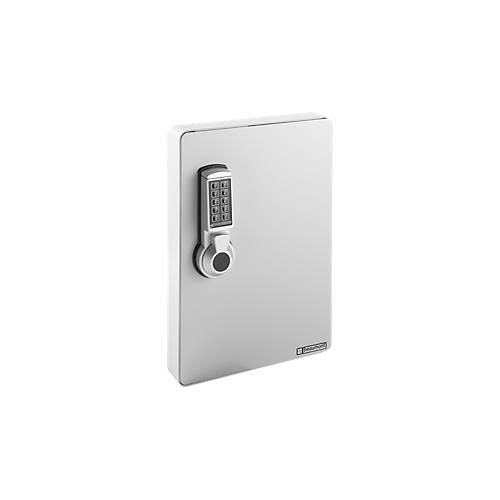 Schlüsselschrank mit Elektronikschloss, 91 Haken, lichtgrau