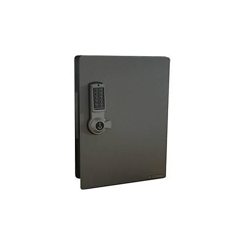 Schlüsselschrank mit Elektronikschloss, 91 Haken, silber hammerschlag