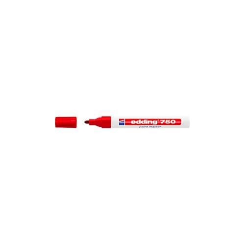 EDDING Lackmarker 750, 2-4 mm, rot, 1 Stück