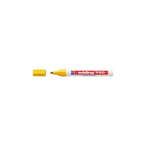 EDDING Lackmarker 750, 2-4 mm, gelb, 1 Stück