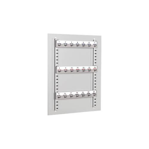 Wandtafel mit 21 Haken