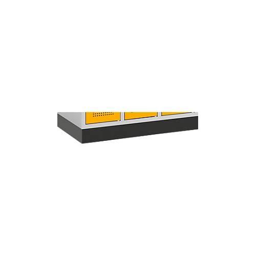 Sockel, schwarz, 630 mm breit